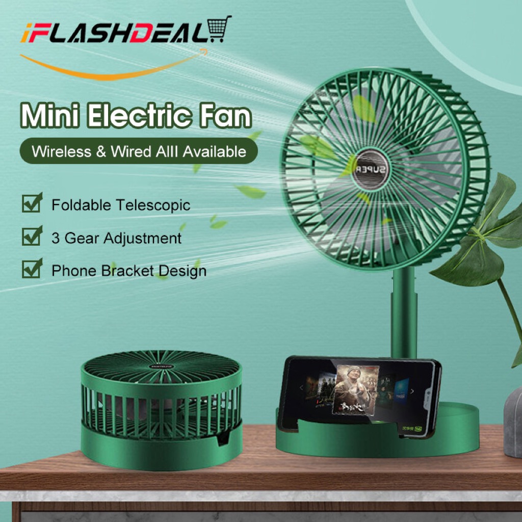 Foldable Telescopic USB Fan 1200mAh