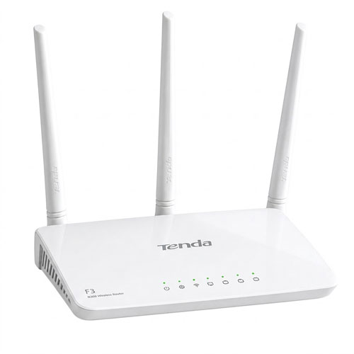 tenda- internet router Tenda Wireless N300 Easy Setup Router Model: F3 - Image 1